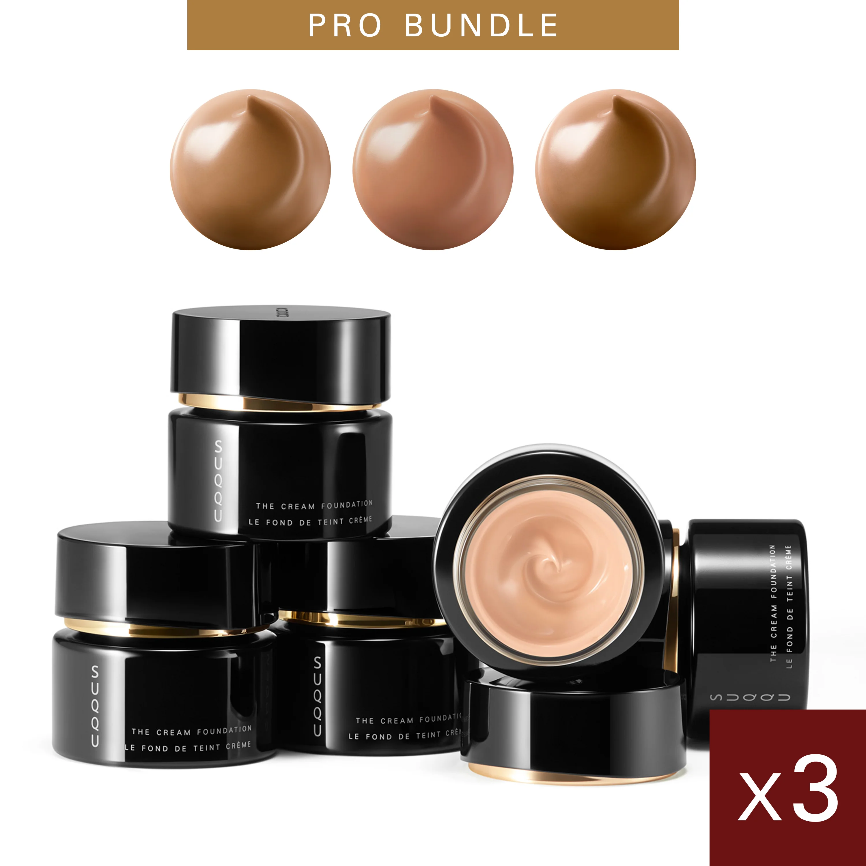 THE CREAM FOUNDATION - PRO BUNDLE - MEDIUM - Image 3