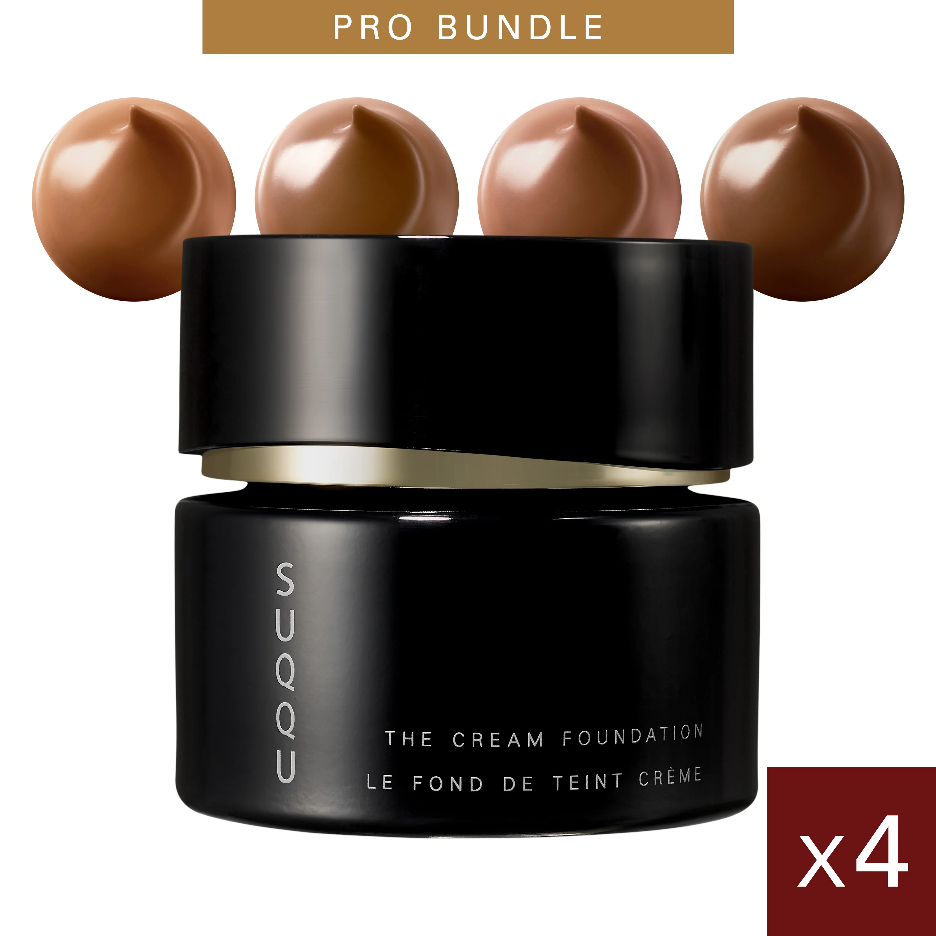 THE CREAM FOUNDATION - PRO BUNDLE - MEDIUM DEEP