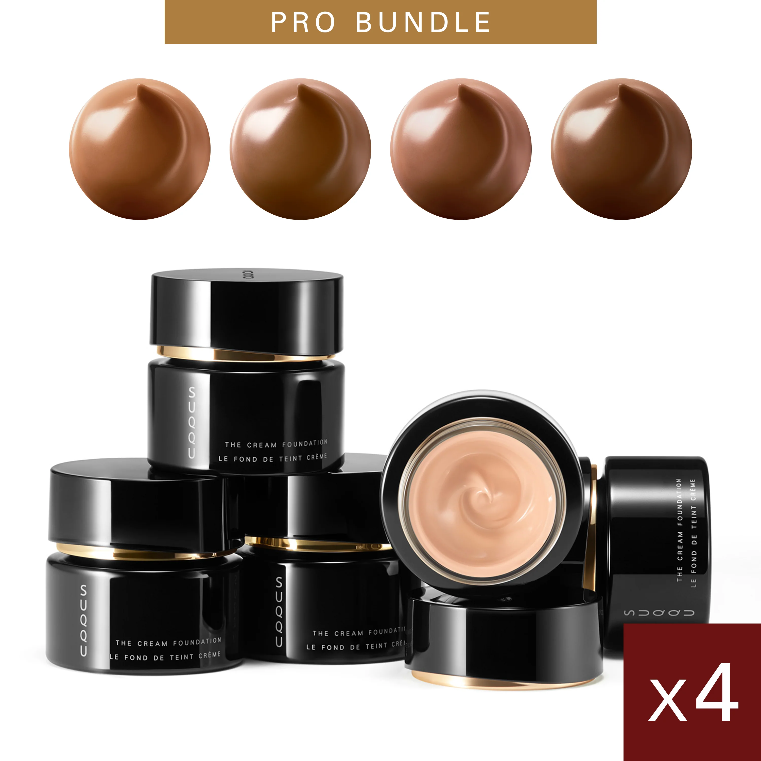 THE CREAM FOUNDATION - PRO BUNDLE - MEDIUM DEEP - Image 3
